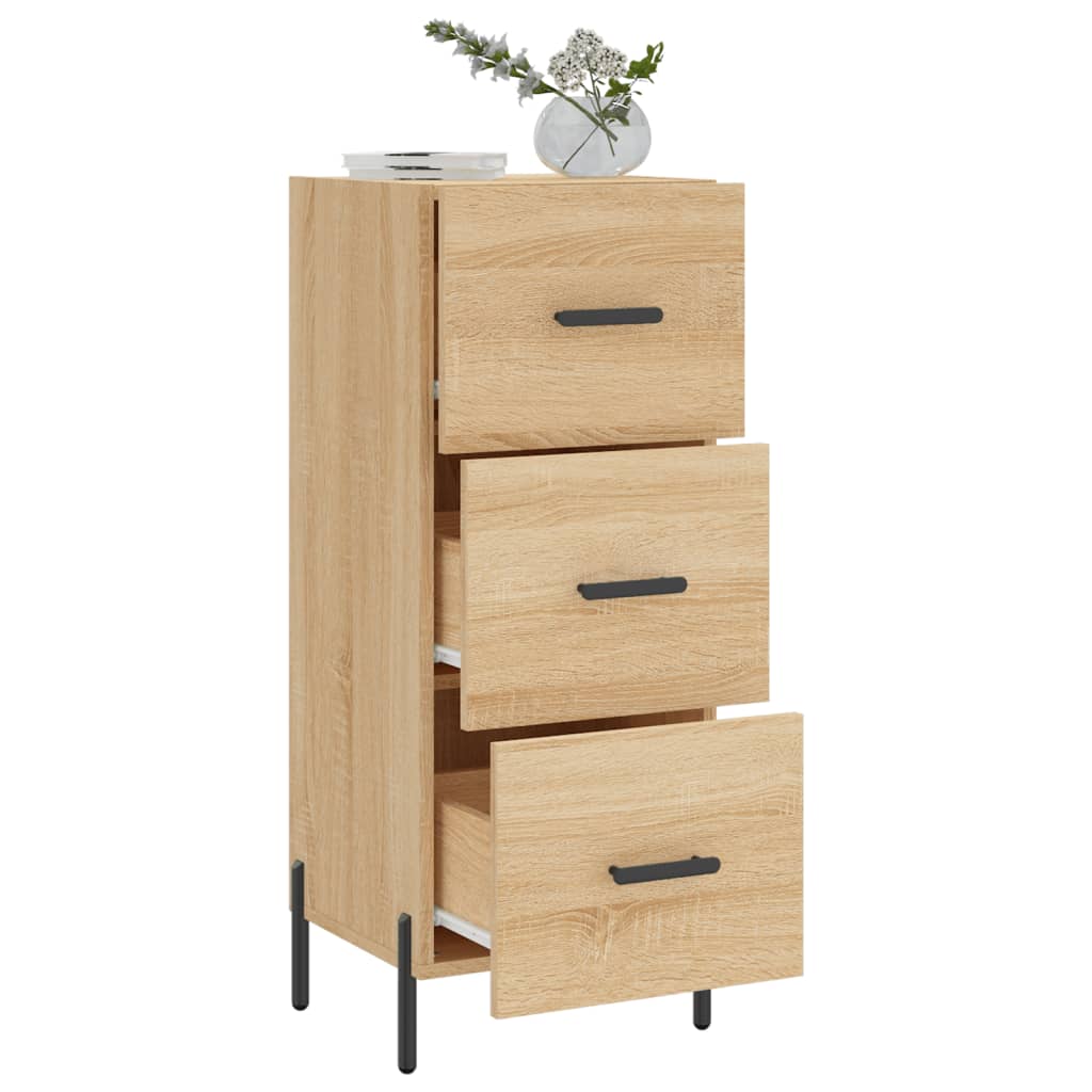 Sideboard Sonoma-Eiche 34,5x34x90 cm Holzwerkstoff - Pazzar.ch