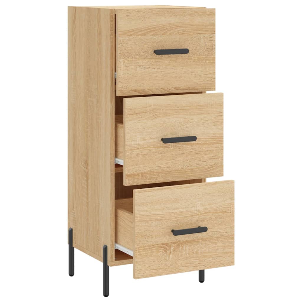 Sideboard Sonoma-Eiche 34,5x34x90 cm Holzwerkstoff - Pazzar.ch