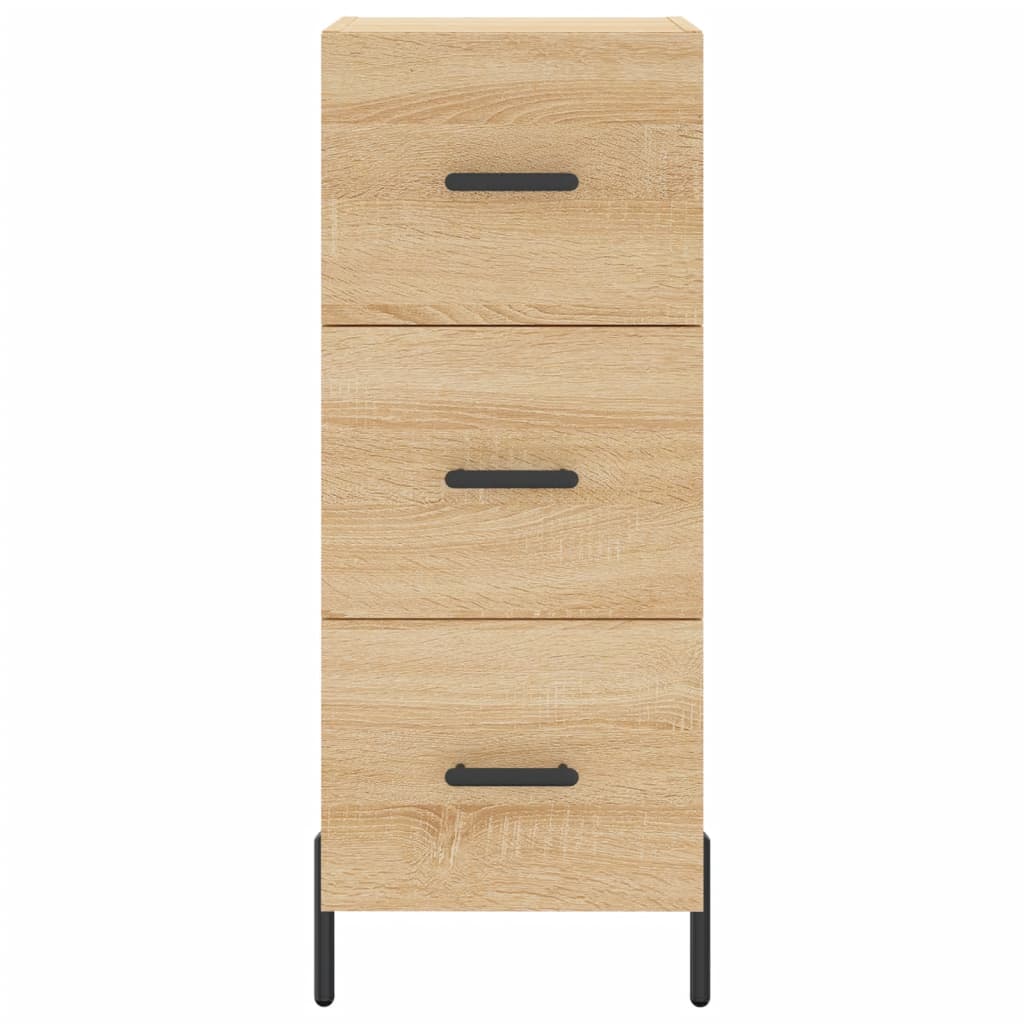Sideboard Sonoma-Eiche 34,5x34x90 cm Holzwerkstoff - Pazzar.ch
