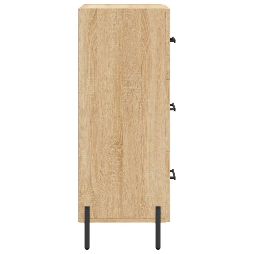 Sideboard Sonoma-Eiche 34,5x34x90 cm Holzwerkstoff - Pazzar.ch