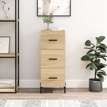 Sideboard Sonoma-Eiche 34,5x34x90 cm Holzwerkstoff - Pazzar.ch