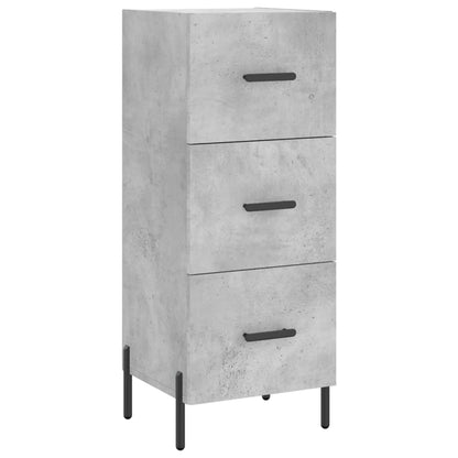 Sideboard Betongrau 34,5x34x90 cm Holzwerkstoff - Pazzar.ch