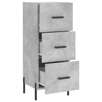 Sideboard Betongrau 34,5x34x90 cm Holzwerkstoff - Pazzar.ch