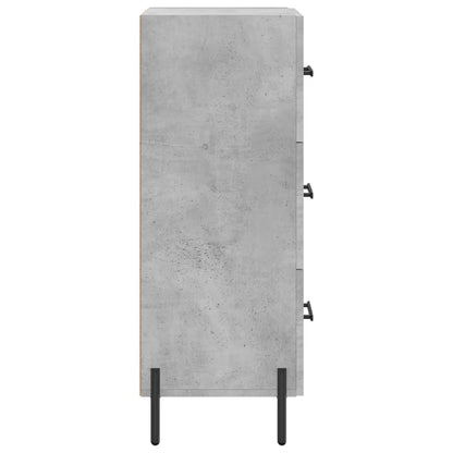 Sideboard Betongrau 34,5x34x90 cm Holzwerkstoff - Pazzar.ch