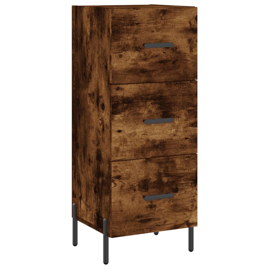 Sideboard Räuchereiche 34,5x34x90 cm Holzwerkstoff - Pazzar.ch