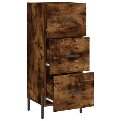 Sideboard Räuchereiche 34,5x34x90 cm Holzwerkstoff - Pazzar.ch