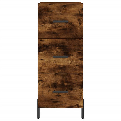 Sideboard Räuchereiche 34,5x34x90 cm Holzwerkstoff - Pazzar.ch
