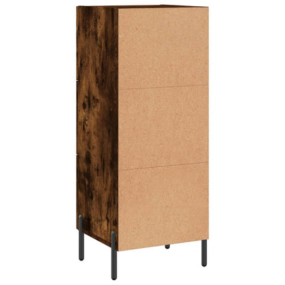 Sideboard Räuchereiche 34,5x34x90 cm Holzwerkstoff - Pazzar.ch