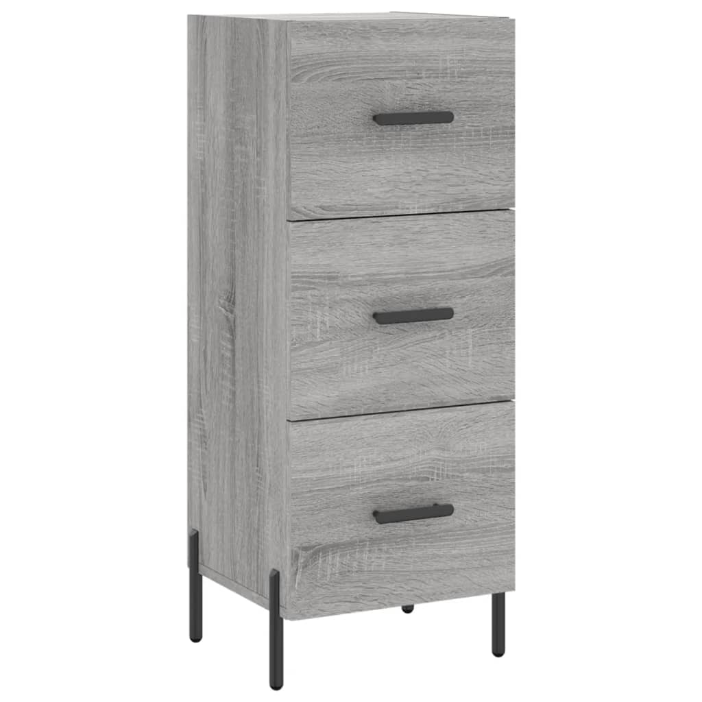 Sideboard Grau Sonoma 34,5x34x90 cm Holzwerkstoff - Pazzar.ch