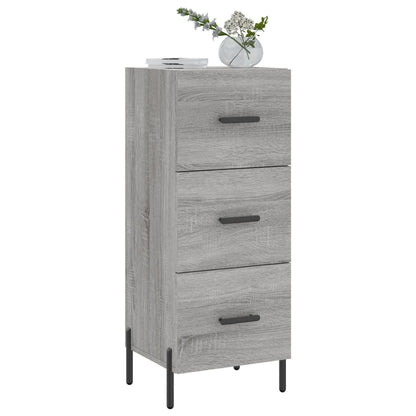 Sideboard Grau Sonoma 34,5x34x90 cm Holzwerkstoff - Pazzar.ch