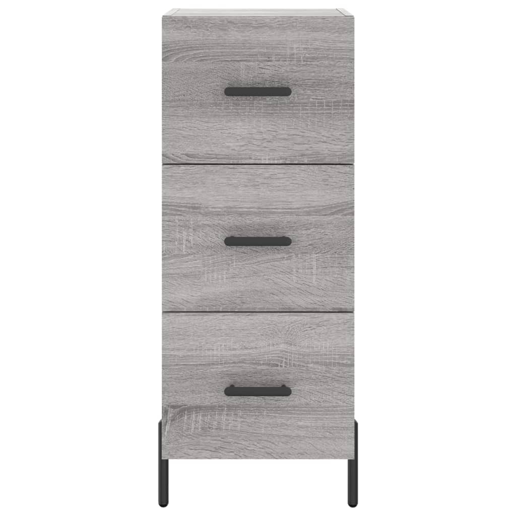 Sideboard Grau Sonoma 34,5x34x90 cm Holzwerkstoff - Pazzar.ch