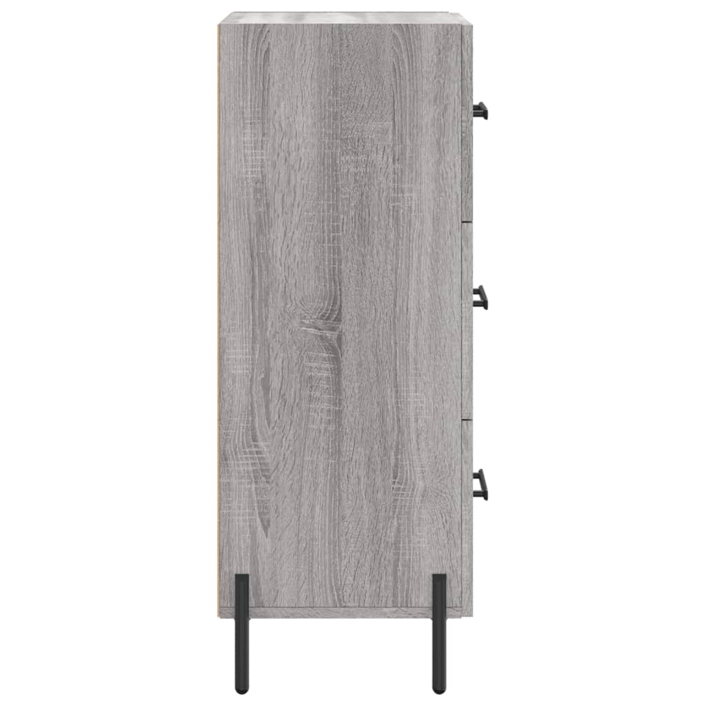 Sideboard Grau Sonoma 34,5x34x90 cm Holzwerkstoff - Pazzar.ch