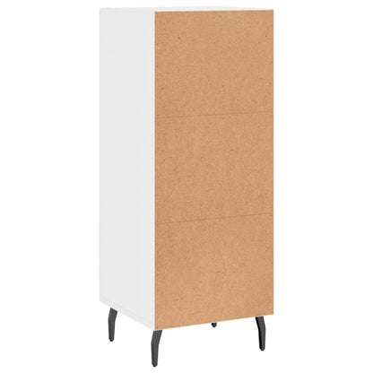 Sideboard Hochglanz-Weiß 34,5x34x90 cm Holzwerkstoff - Pazzar.ch