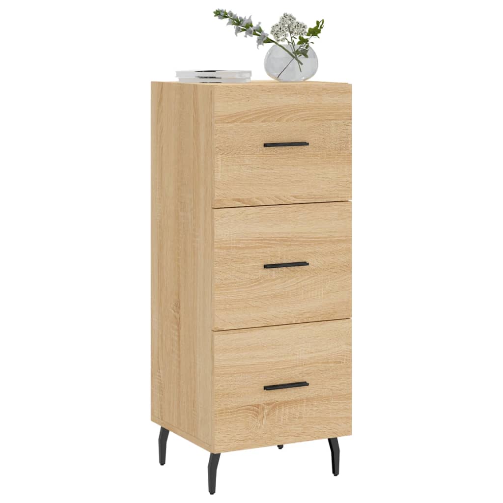 Sideboard Sonoma-Eiche 34,5x34x90 cm Holzwerkstoff - Pazzar.ch