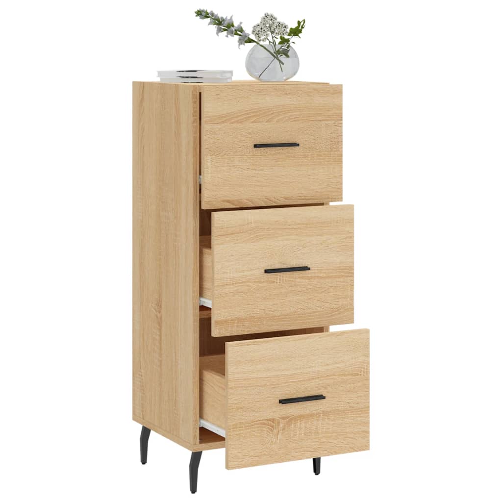 Sideboard Sonoma-Eiche 34,5x34x90 cm Holzwerkstoff - Pazzar.ch