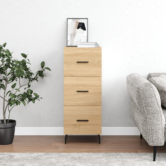 Sideboard Sonoma-Eiche 34,5x34x90 cm Holzwerkstoff - Pazzar.ch