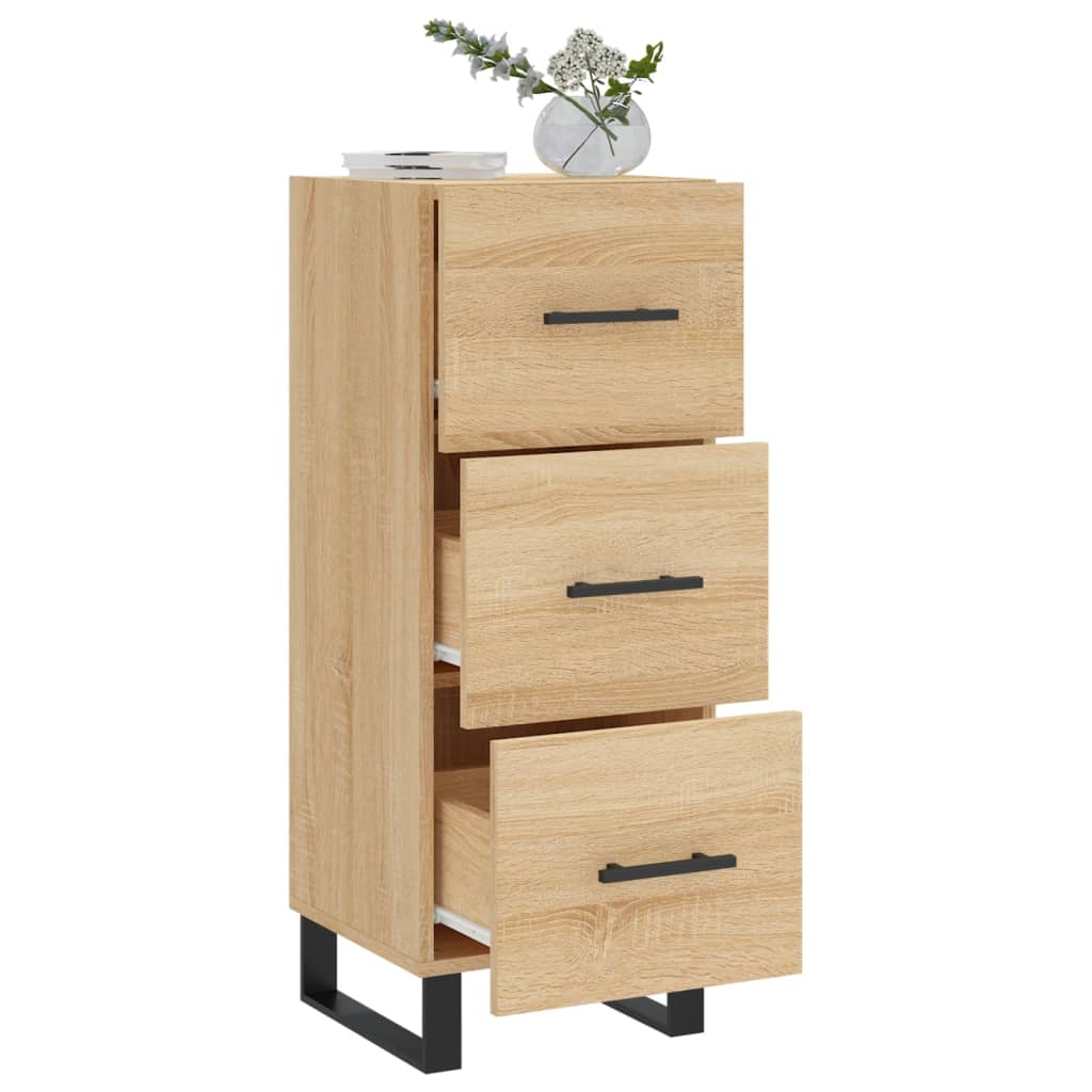 Sideboard Sonoma-Eiche 34,5x34x90 cm Holzwerkstoff - Pazzar.ch