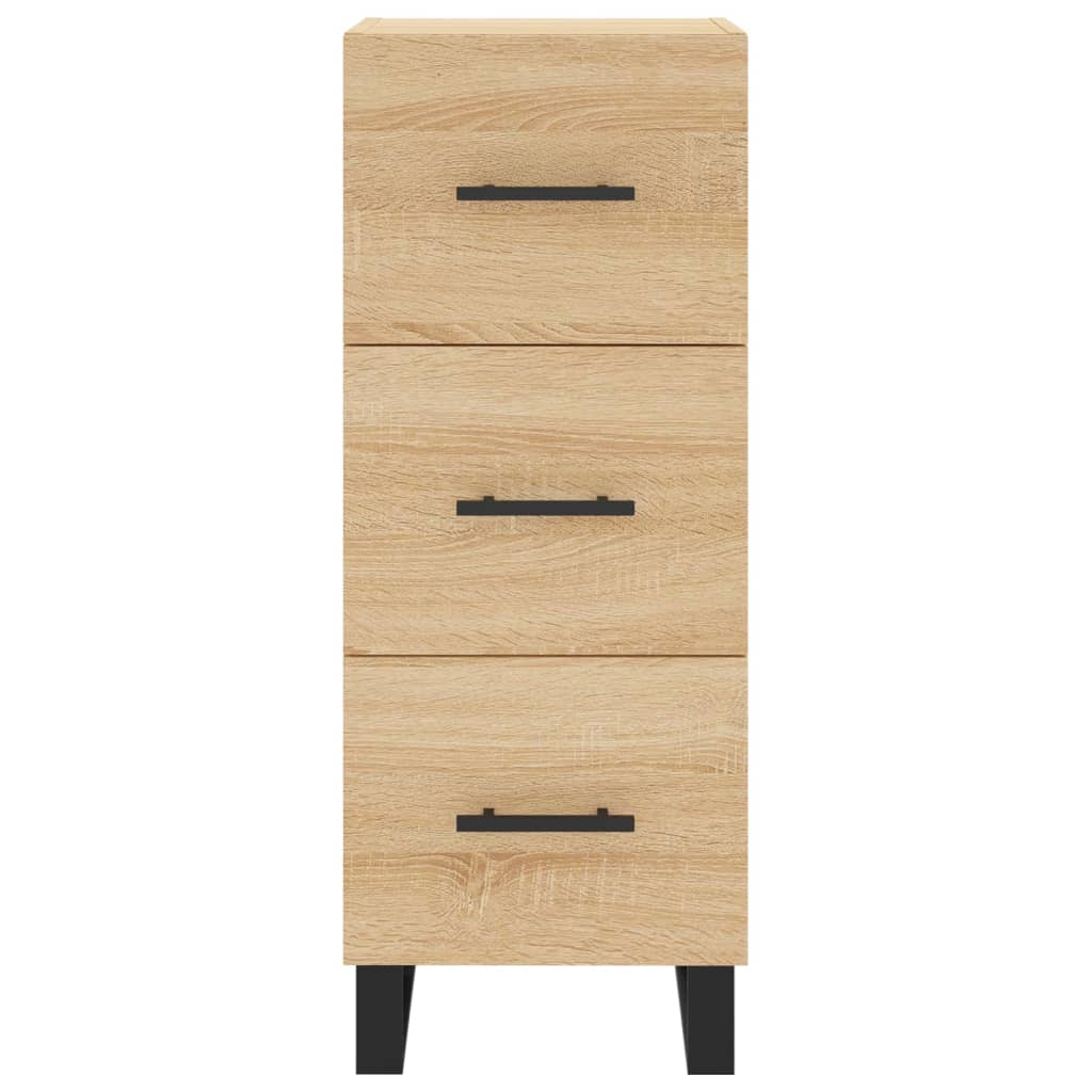 Sideboard Sonoma-Eiche 34,5x34x90 cm Holzwerkstoff - Pazzar.ch