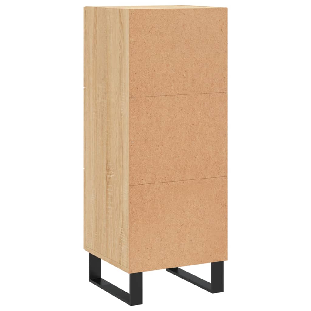 Sideboard Sonoma-Eiche 34,5x34x90 cm Holzwerkstoff - Pazzar.ch
