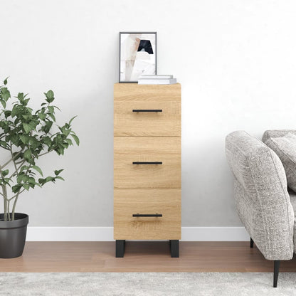 Sideboard Sonoma-Eiche 34,5x34x90 cm Holzwerkstoff - Pazzar.ch