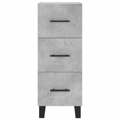 Sideboard Betongrau 34,5x34x90 cm Holzwerkstoff - Pazzar.ch