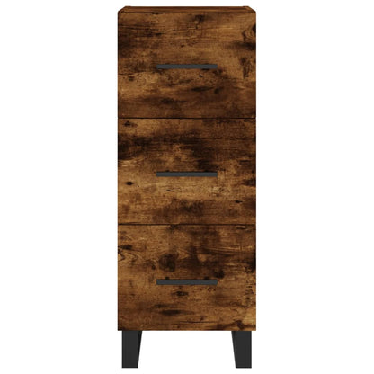 Sideboard Räuchereiche 34,5x34x90 cm Holzwerkstoff - Pazzar.ch
