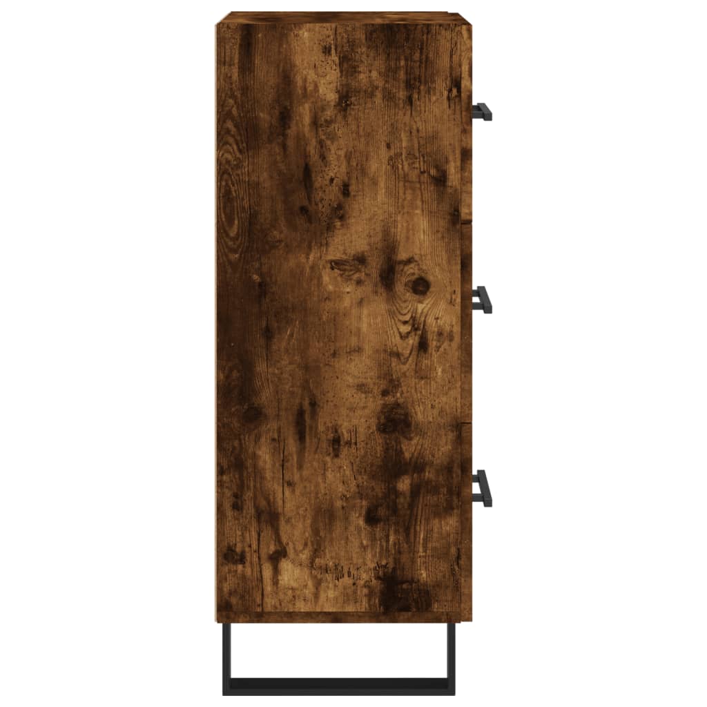 Sideboard Räuchereiche 34,5x34x90 cm Holzwerkstoff - Pazzar.ch