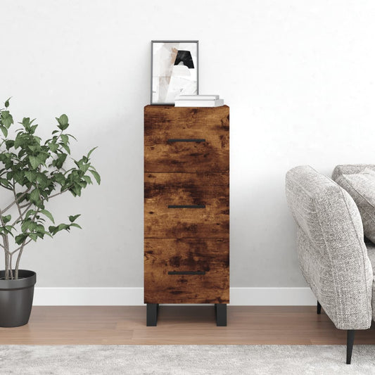 Sideboard Räuchereiche 34,5x34x90 cm Holzwerkstoff - Pazzar.ch