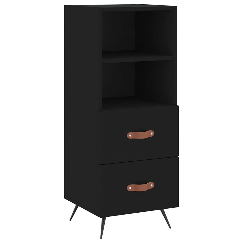 Sideboard Schwarz 34,5x34x90 cm Holzwerkstoff - Pazzar.ch