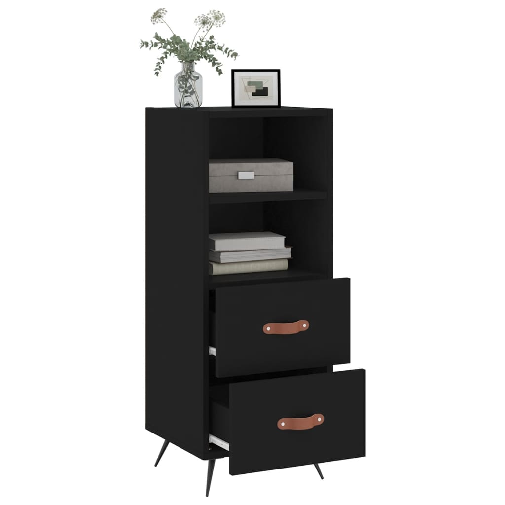 Sideboard Schwarz 34,5x34x90 cm Holzwerkstoff - Pazzar.ch