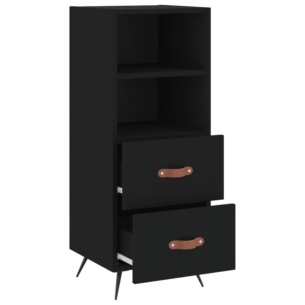 Sideboard Schwarz 34,5x34x90 cm Holzwerkstoff - Pazzar.ch