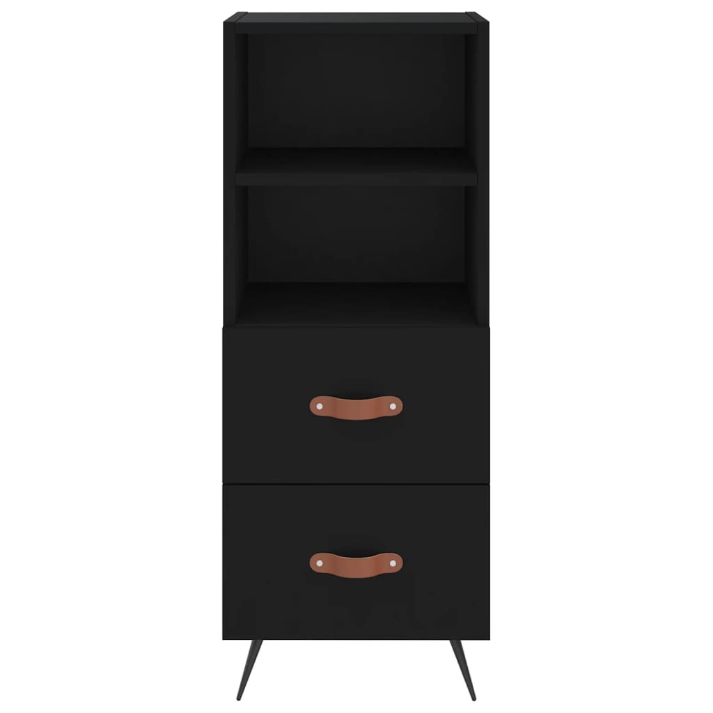 Sideboard Schwarz 34,5x34x90 cm Holzwerkstoff - Pazzar.ch