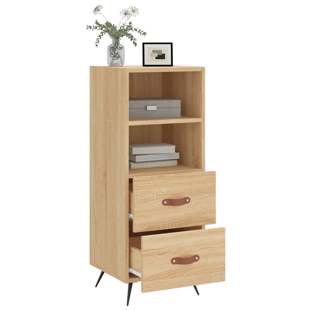 Sideboard Sonoma-Eiche 34,5x34x90 cm Holzwerkstoff - Pazzar.ch