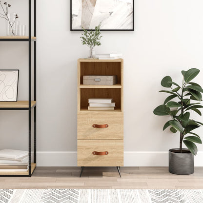 Sideboard Sonoma-Eiche 34,5x34x90 cm Holzwerkstoff - Pazzar.ch