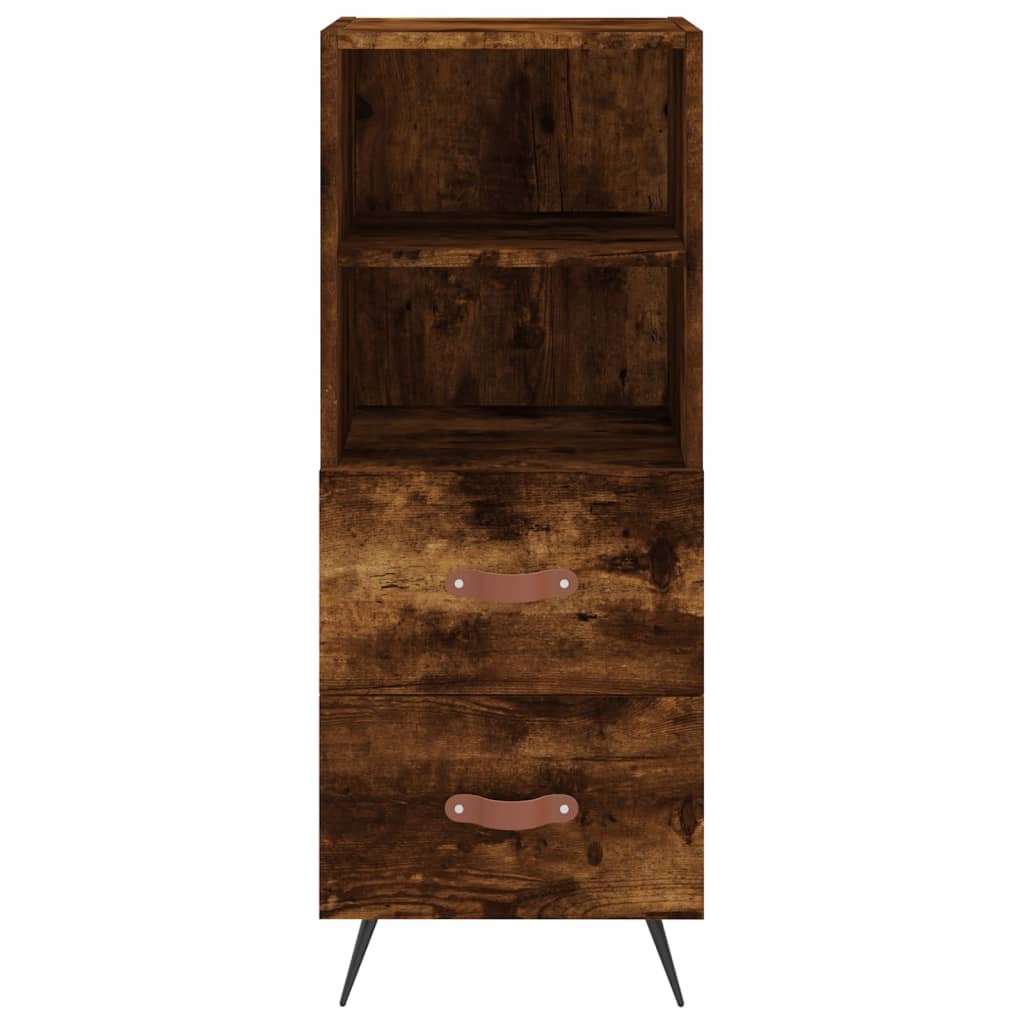 Sideboard Räuchereiche 34,5x34x90 cm Holzwerkstoff - Pazzar.ch