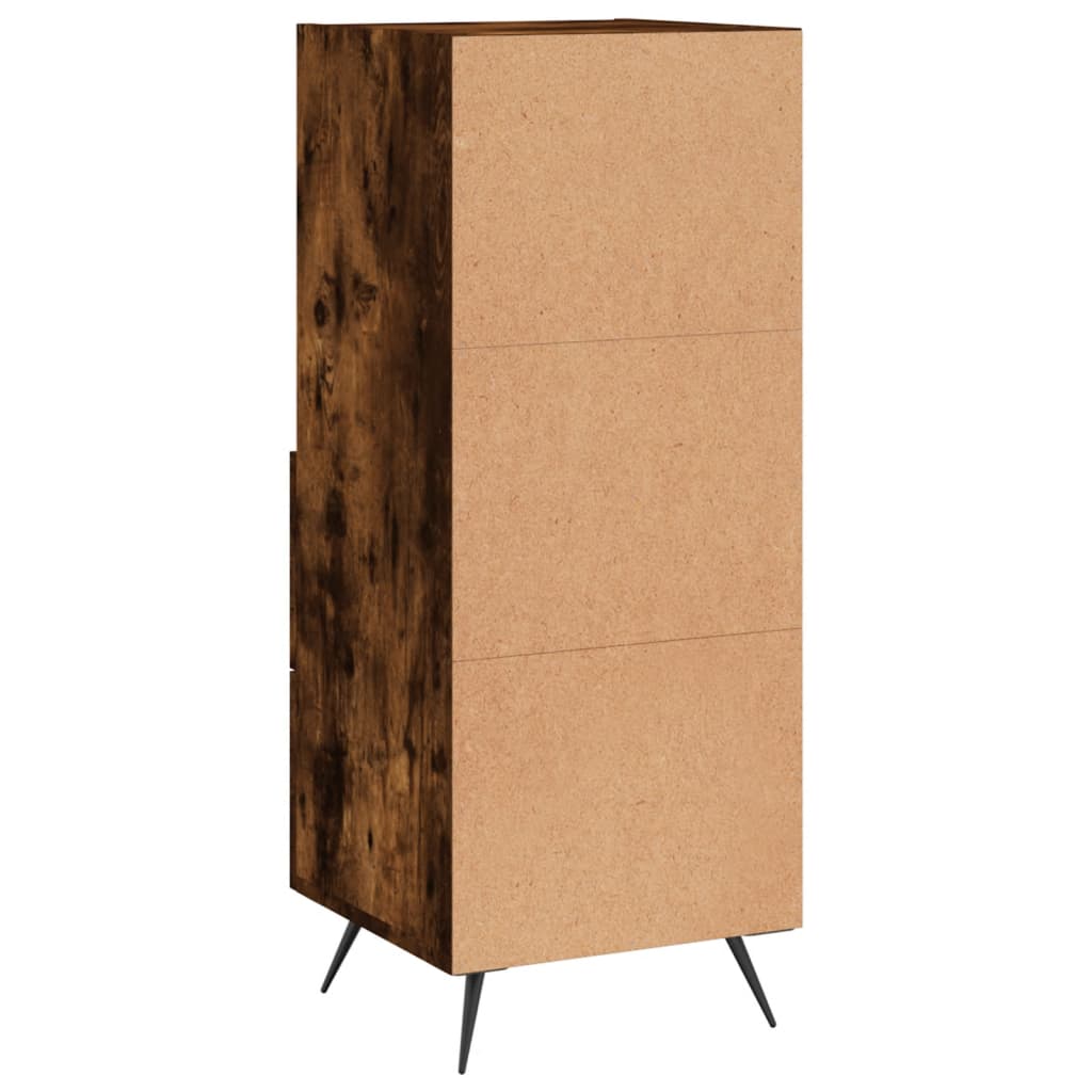 Sideboard Räuchereiche 34,5x34x90 cm Holzwerkstoff - Pazzar.ch