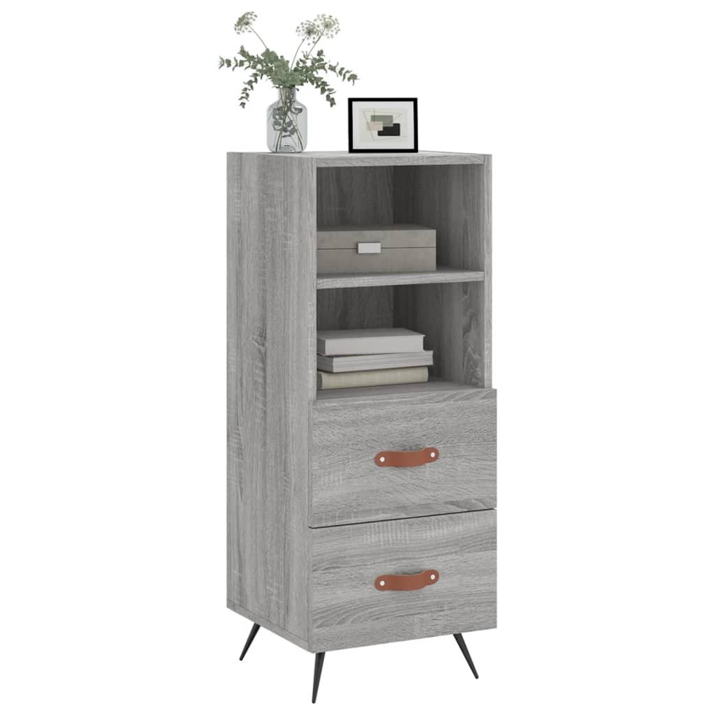Sideboard Grau Sonoma 34,5x34x90 cm Holzwerkstoff - Pazzar.ch