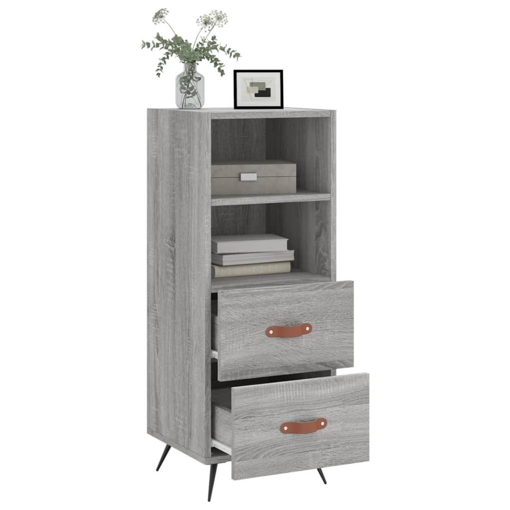 Sideboard Grau Sonoma 34,5x34x90 cm Holzwerkstoff - Pazzar.ch