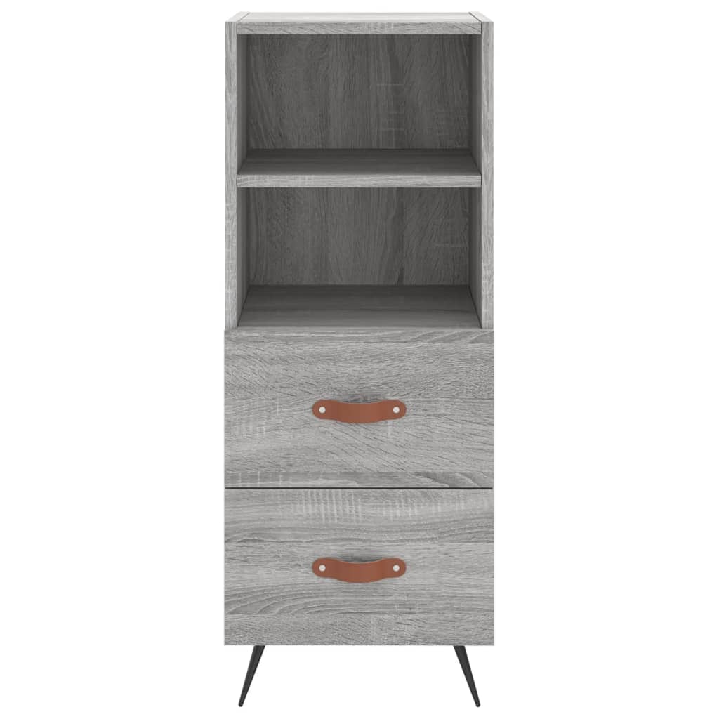Sideboard Grau Sonoma 34,5x34x90 cm Holzwerkstoff - Pazzar.ch