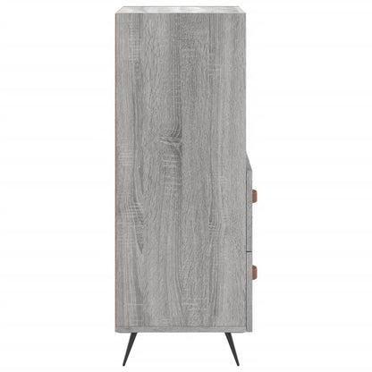 Sideboard Grau Sonoma 34,5x34x90 cm Holzwerkstoff - Pazzar.ch