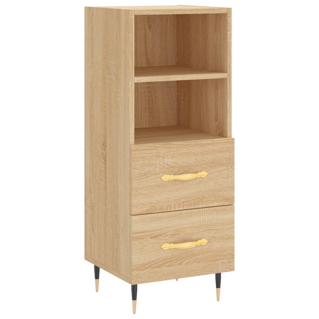 Sideboard Sonoma-Eiche 34,5x34x90 cm Holzwerkstoff - Pazzar.ch