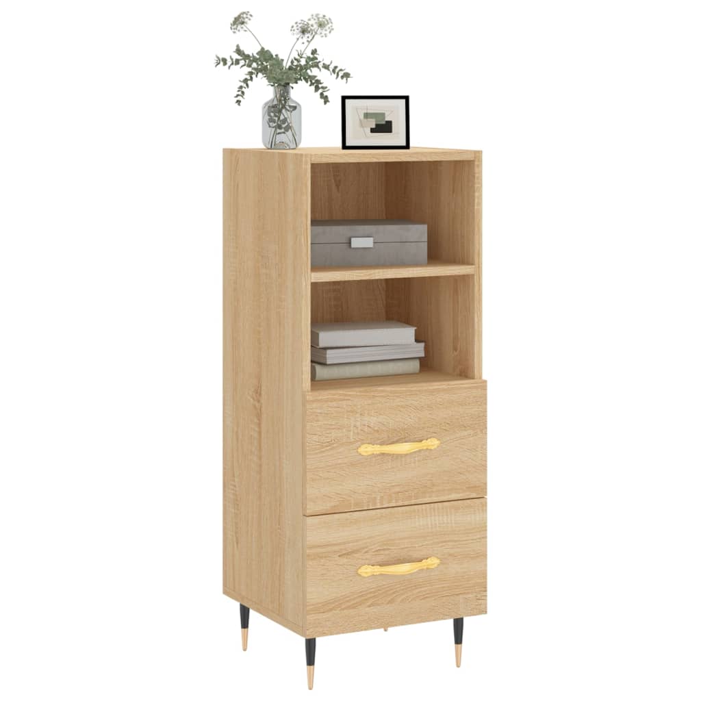 Sideboard Sonoma-Eiche 34,5x34x90 cm Holzwerkstoff - Pazzar.ch