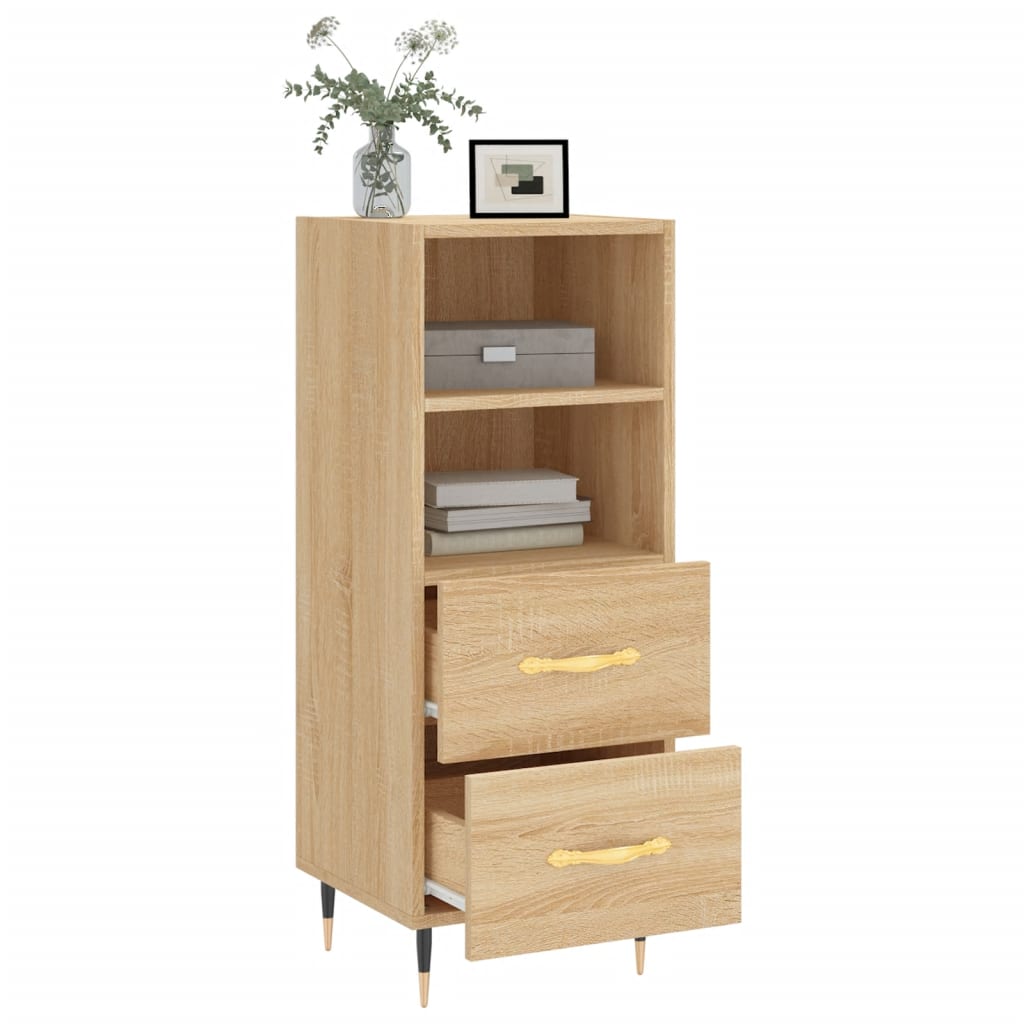 Sideboard Sonoma-Eiche 34,5x34x90 cm Holzwerkstoff - Pazzar.ch