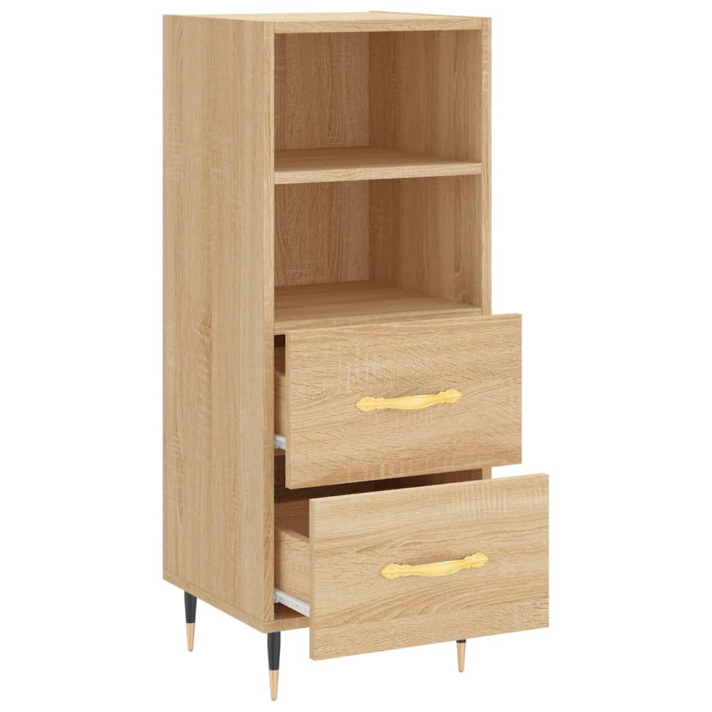 Sideboard Sonoma-Eiche 34,5x34x90 cm Holzwerkstoff - Pazzar.ch