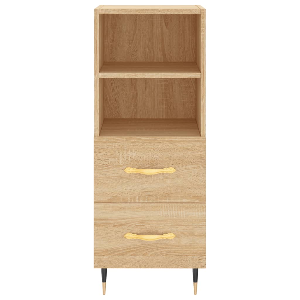 Sideboard Sonoma-Eiche 34,5x34x90 cm Holzwerkstoff - Pazzar.ch