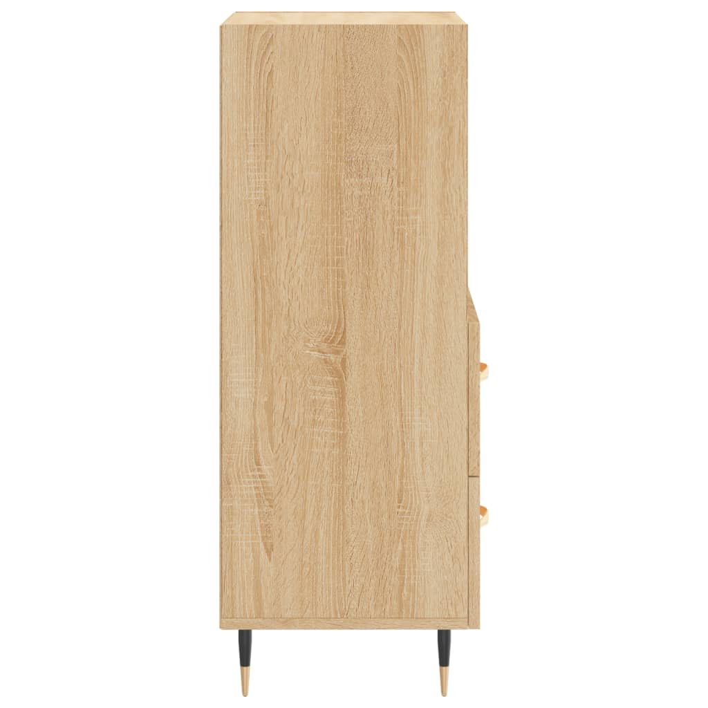 Sideboard Sonoma-Eiche 34,5x34x90 cm Holzwerkstoff - Pazzar.ch