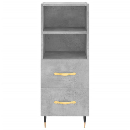 Sideboard Betongrau 34,5x34x90 cm Holzwerkstoff - Pazzar.ch