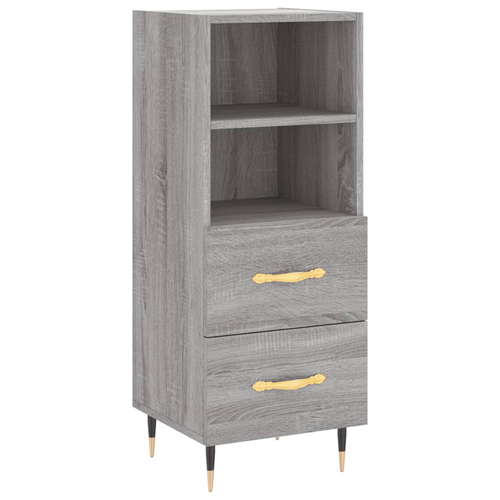 Sideboard Grau Sonoma 34,5x34x90 cm Holzwerkstoff - Pazzar.ch