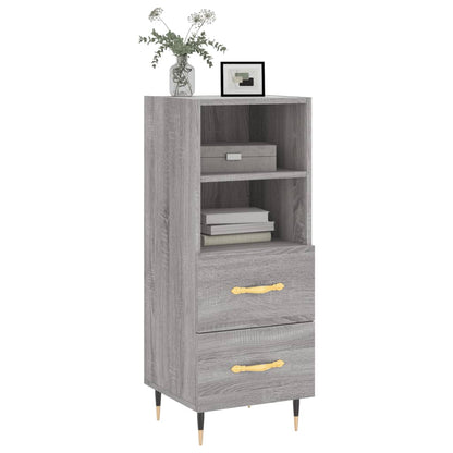 Sideboard Grau Sonoma 34,5x34x90 cm Holzwerkstoff - Pazzar.ch