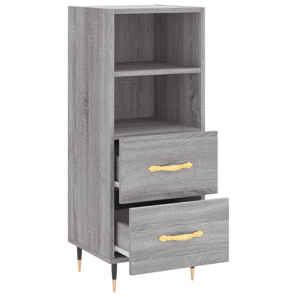 Sideboard Grau Sonoma 34,5x34x90 cm Holzwerkstoff - Pazzar.ch